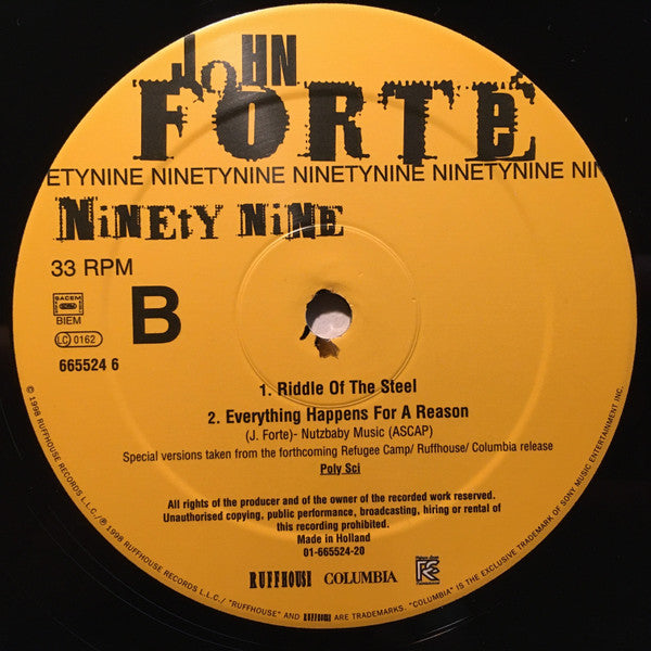 John Forté - Ninety Nine (Flash The Message) (12")