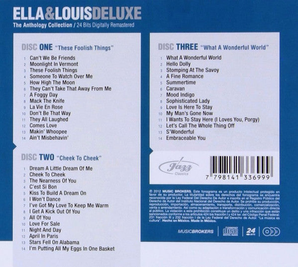 Ella* & Louis* - Ella & Louis Deluxe (The Anthology Collection) (3xCD, Comp)