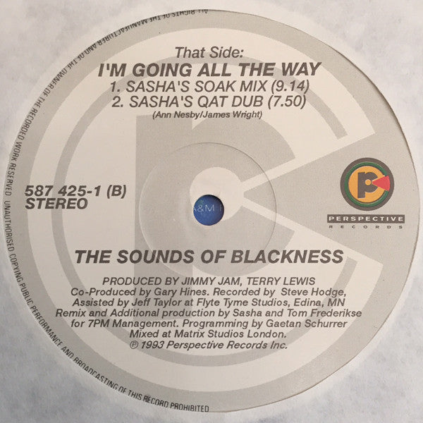 Sounds Of Blackness : I'm Going All The Way (12")