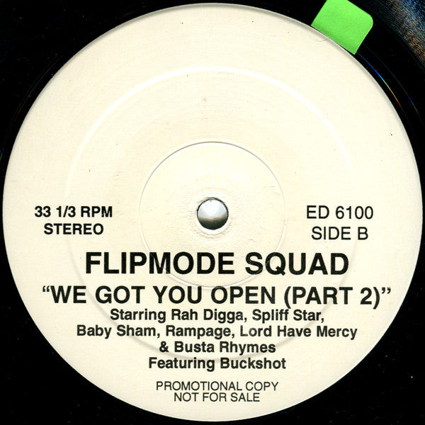 Flipmode Squad : Cha Cha Cha (12", Promo)