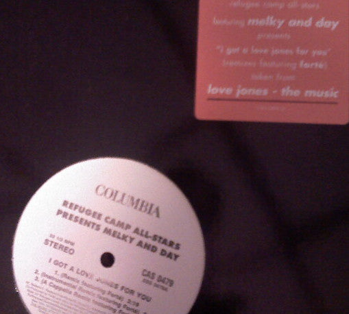 Refugee Camp All Stars Presents Melky And Day - I Got A Love Jones (Remixes) (12", Promo)