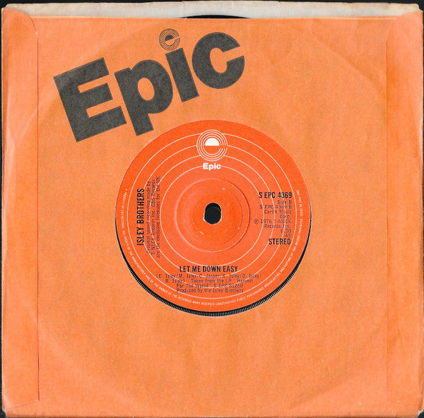 The Isley Brothers : Harvest For The World (7", RE, Ora)