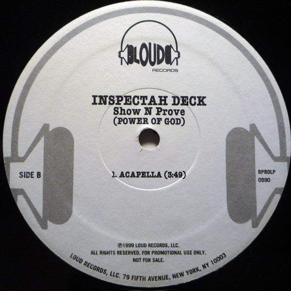 Inspectah Deck - Show N Prove (Power Of God) (12", Promo)