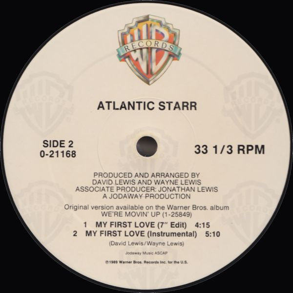 Atlantic Starr - My First Love (12", Maxi)