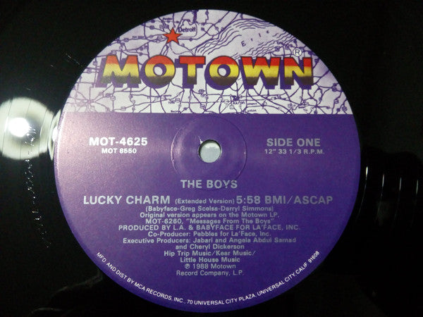 The Boys : Lucky Charm (12", Single)