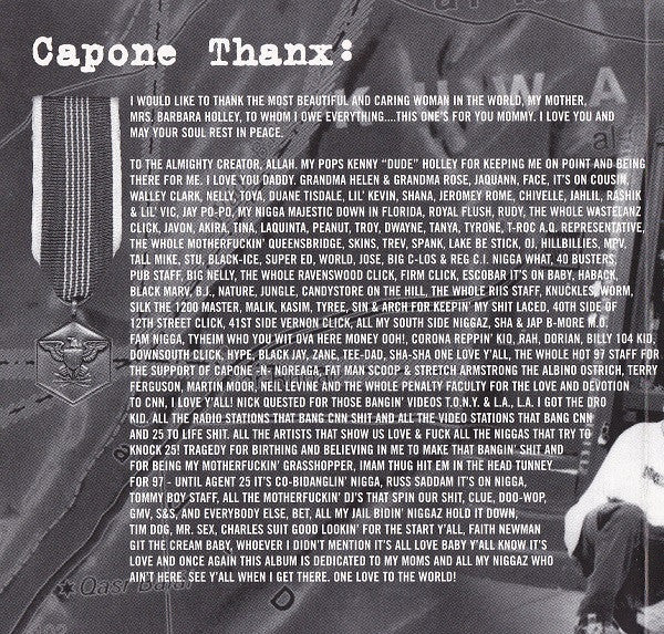 Capone -N- Noreaga - The War Report (CD, Album)