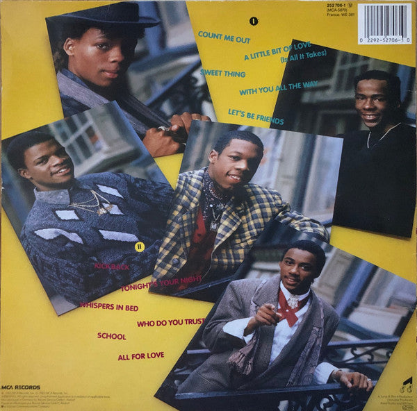 New Edition : All For Love (LP, Album)