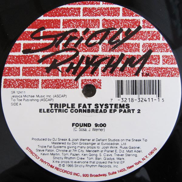 Triple Fat Systems : Electric Cornbread EP Part 2 (12", EP)