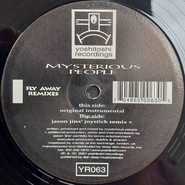 Mysterious People - Fly Away (Remixes) (2x12")