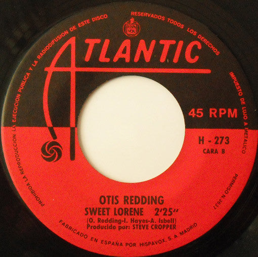 Otis Redding : (Sentado En) El Muelle De La Bahia / Sweet Lorene (7", Single)