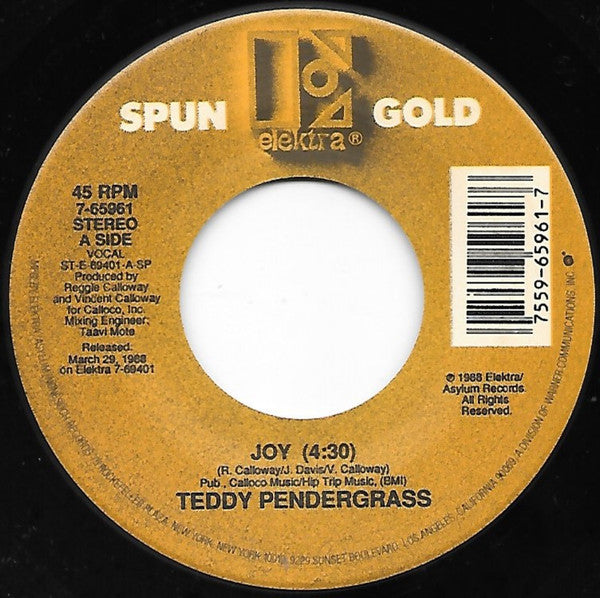 Teddy Pendergrass : Joy / 2 A.M. (7", Single)