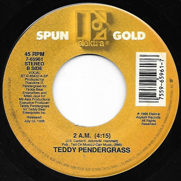 Teddy Pendergrass : Joy / 2 A.M. (7", Single)
