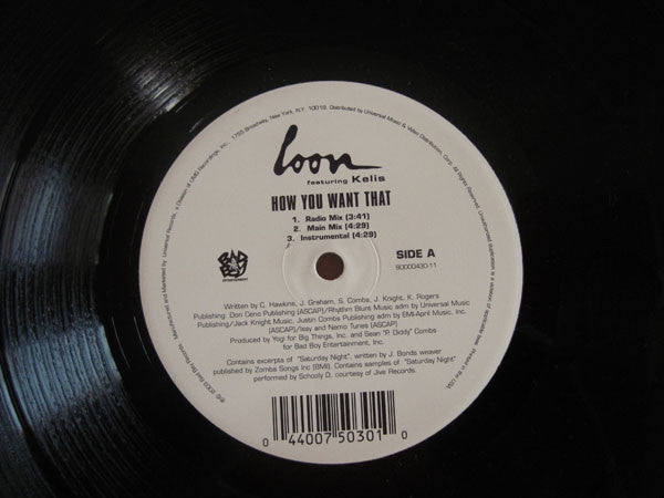 Loon : How You Want That / Relax Your Mind (12")