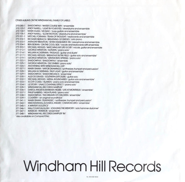 Various - Windham Hill Records Sampler '88 (LP, Smplr)
