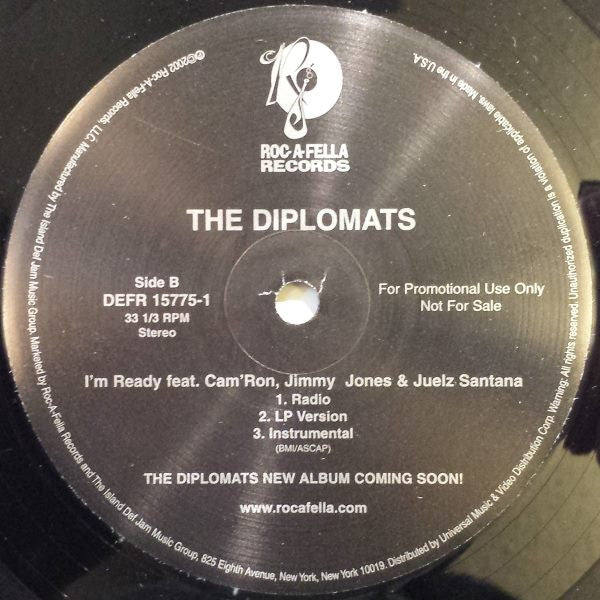 The Diplomats : Built This City / I'm Ready (12", Promo)