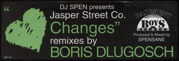 D.J. Spen* Presents Jasper Street Company* : Love Changes (TTID Remixes) (12")
