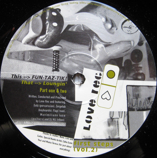 Love Rec : First Steps (Vol. 2) (12")