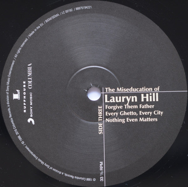 Lauryn Hill - The Miseducation Of Lauryn Hill (2xLP, Album, RE)