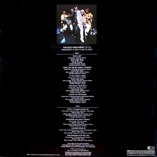 The Isley Brothers : 3 + 3 Featuring: That Lady (LP, Album, Gat)