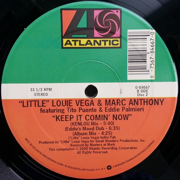 Louie Vega & Marc Anthony - Ride On The Rhythm / Keep It Comin' Now (2x12", Ltd)