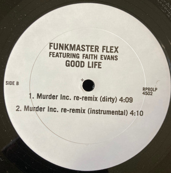 Funkmaster Flex Featuring Faith Evans - Good Life (12")