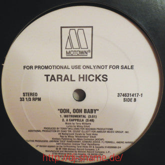 Taral Hicks* - Ooh, Ooh Baby (12", Promo)