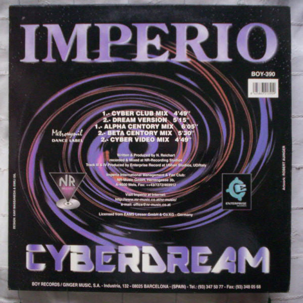 Imperio - Cyberdream (12")