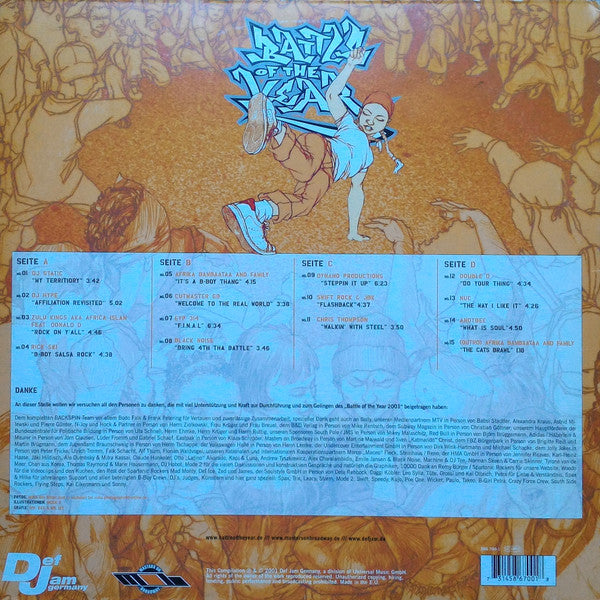 Various : Battle Of The Year 2001 - The Soundtrack (2xLP, Comp)