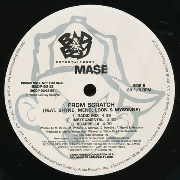 Mase - From Scratch (12", Promo)