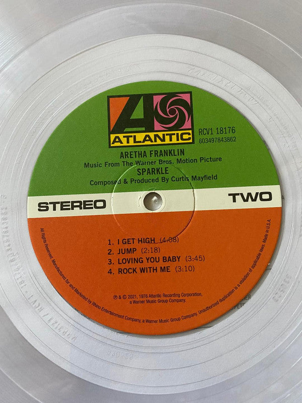 Aretha Franklin - Sparkle (LP, Album, Ltd, RE, Cle)
