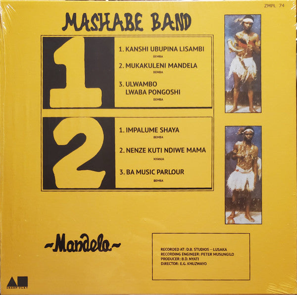 Mashabe Band : Mandela (LP, Album, Ltd, RE)