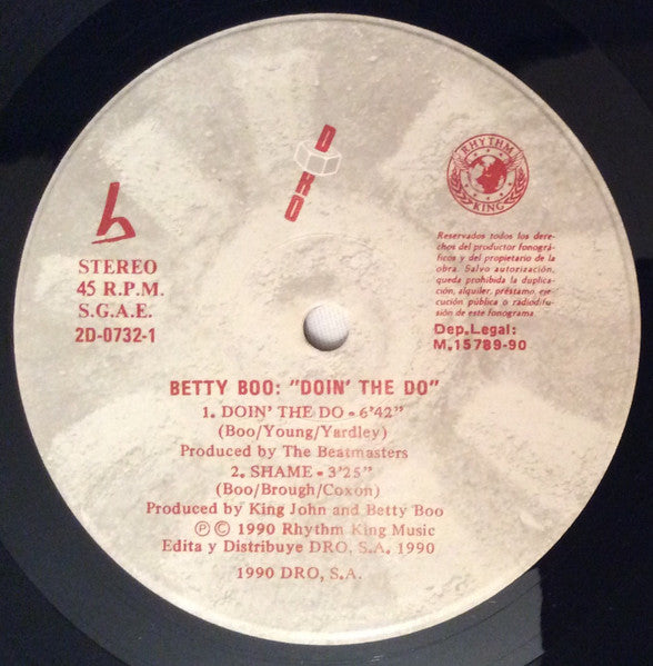Betty Boo - Doin' The Do (12")