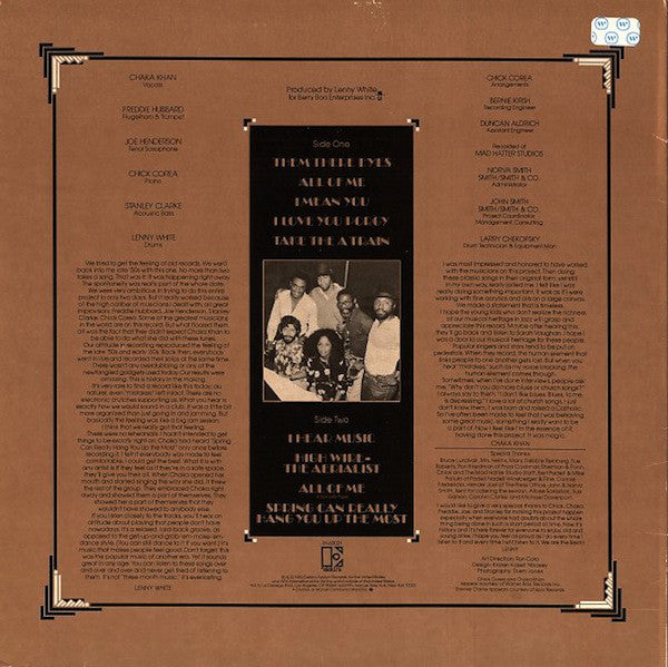 Chaka Khan / Freddie Hubbard / Joe Henderson / Chick Corea / Stanley Clarke / Lenny White : Echoes Of An Era (LP, Album)