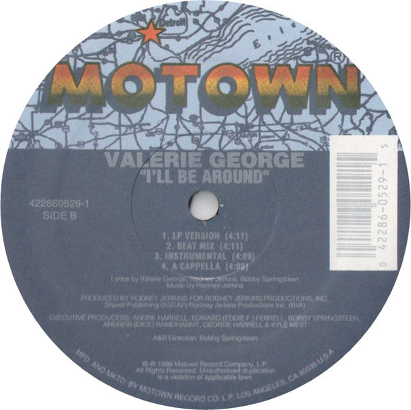 Valerie George - Being Single (Ain't Easy) / I'll Be Around (12")