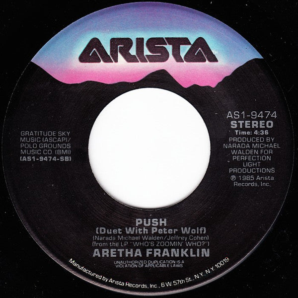 Aretha Franklin - Ain't Nobody Ever Loved You (7", Single, Spe)