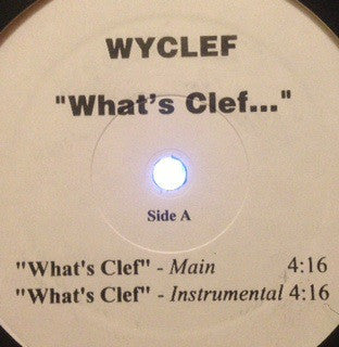 Wyclef Jean - What's Clef... (12", Promo)