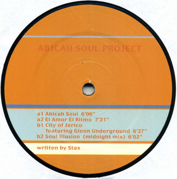 Abicah Soul Project : Abicah Soul (12")