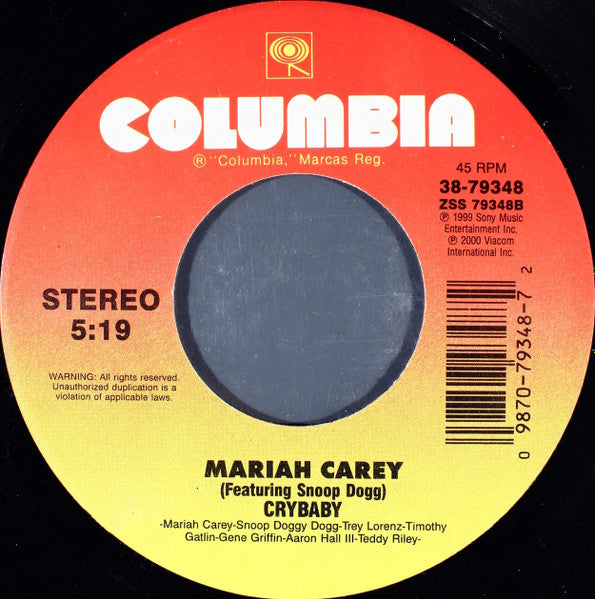 Mariah Carey : Can't Take That Away (Mariah's Theme) (7")