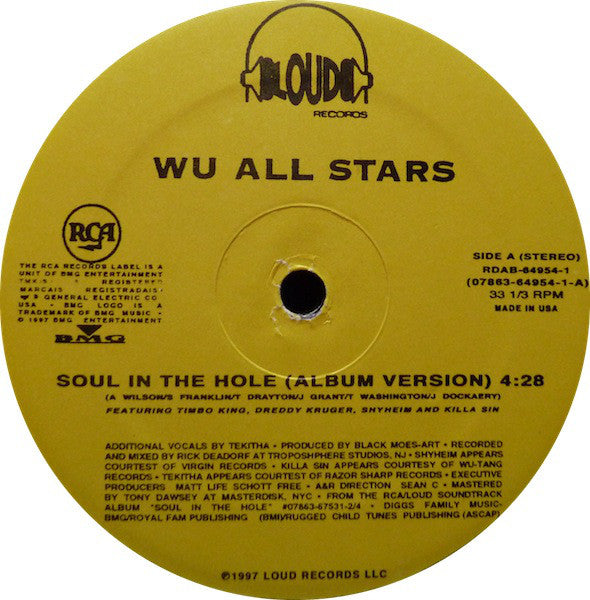 Wu All-Stars : Soul In The Hole (12")