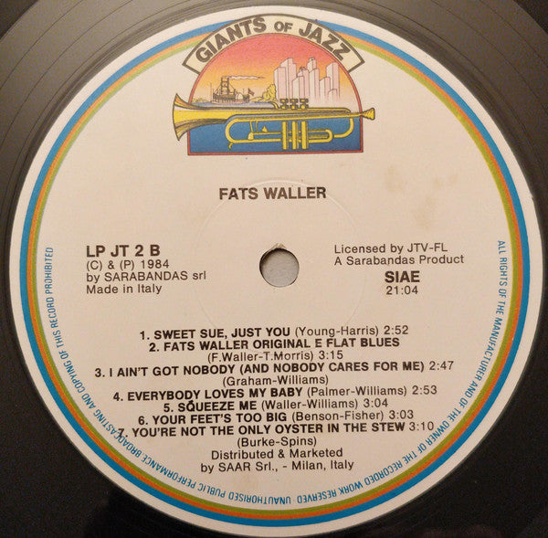 Fats Waller - Fats Waller (LP, Comp)