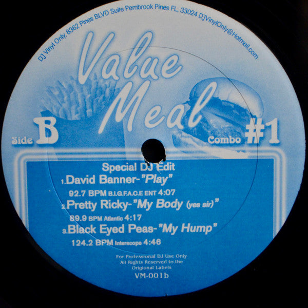 Various - Blend Setters: Value Meal Combo #1 (12", Comp, Promo, Unofficial)