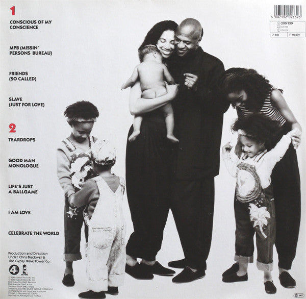 Womack & Womack - Conscience (LP, Album, Gat)