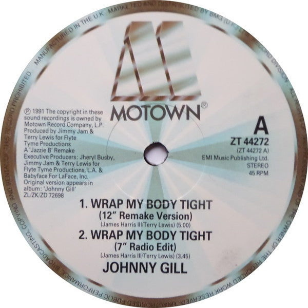 Johnny Gill - Wrap My Body Tight (12", Single)
