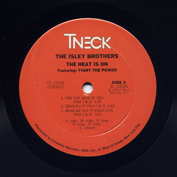 The Isley Brothers - The Heat Is On (LP, Album, Pit)
