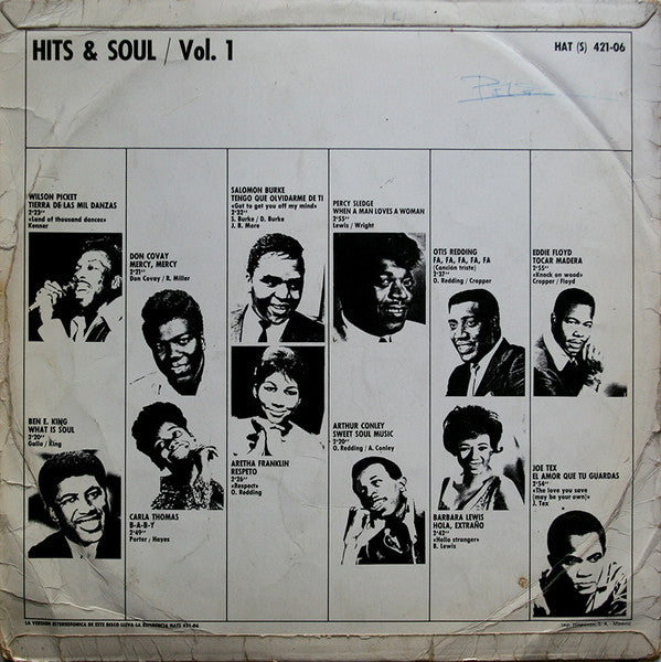Various : Hits & Soul 1 (LP, Comp, Mono)