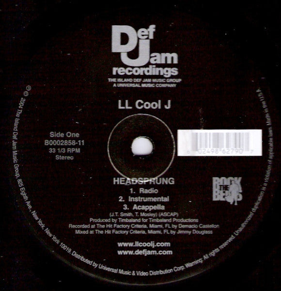 LL Cool J - Headsprung (12")