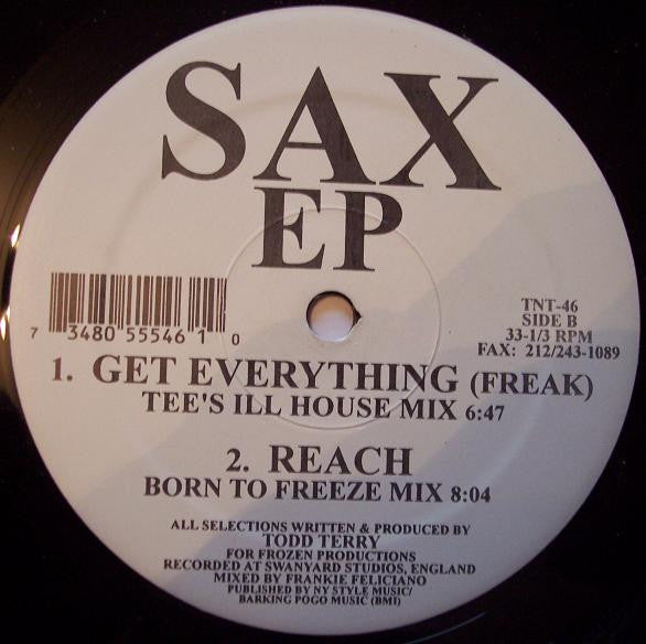 Sax : EP (12", EP)