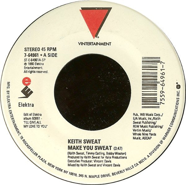 Keith Sweat : Make You Sweat (7")
