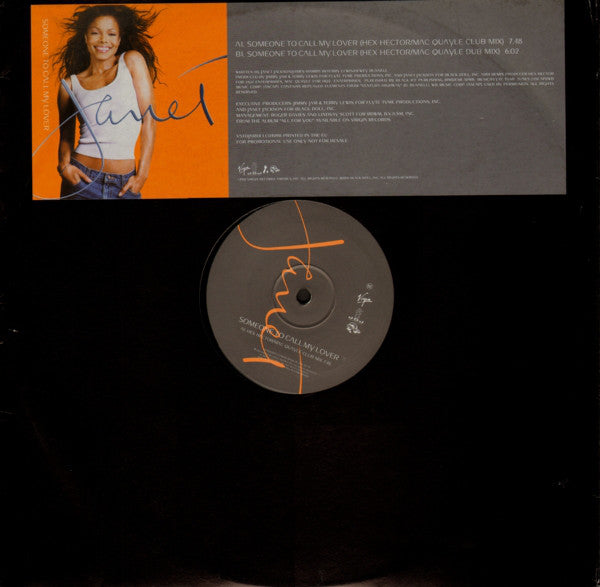 Janet Jackson : Someone To Call My Lover (Hex Hector/Mac Quayle Club Mix) (12", Promo)