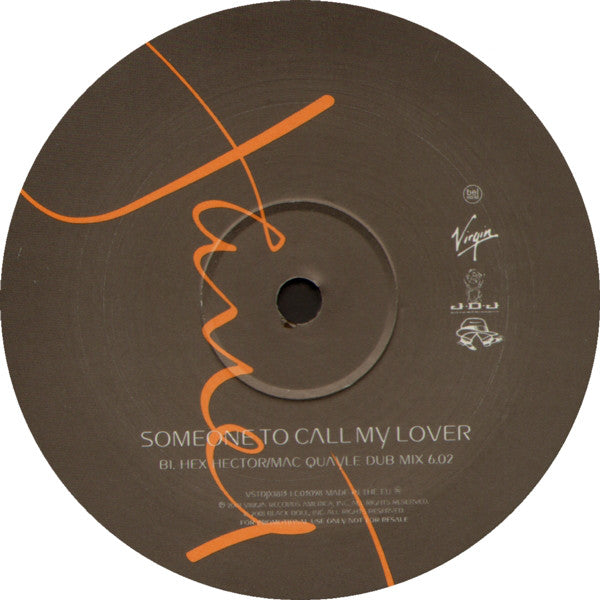 Janet Jackson : Someone To Call My Lover (Hex Hector/Mac Quayle Club Mix) (12", Promo)
